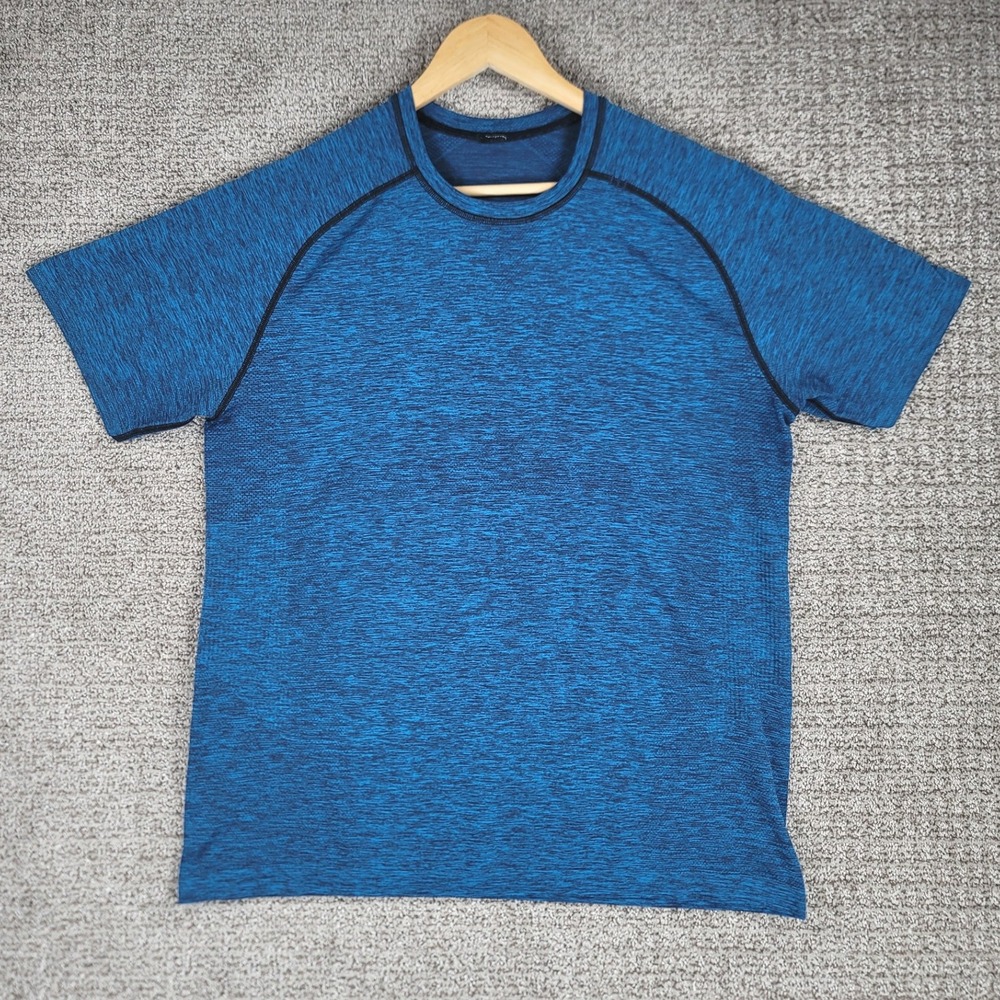 lululemon athletica Blue Short Sleeve Tee